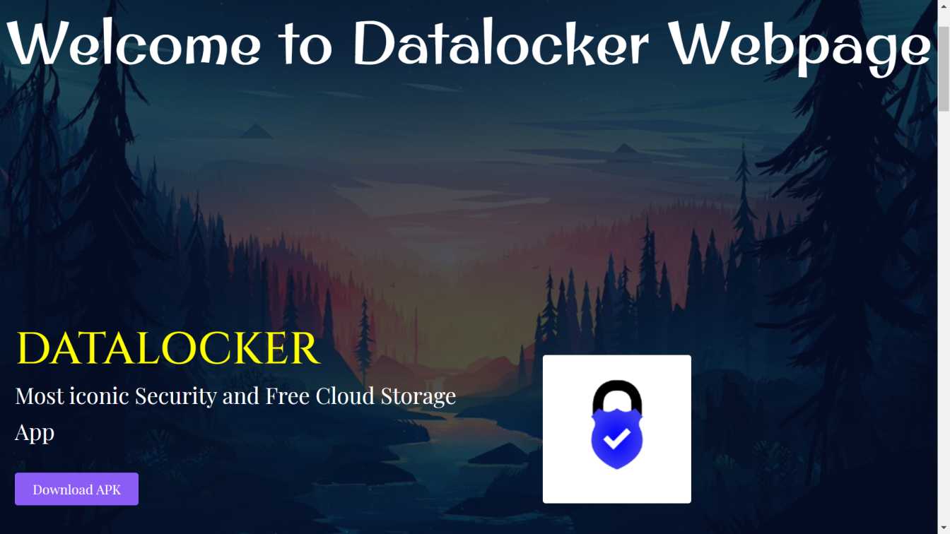 Datalocker Webpage